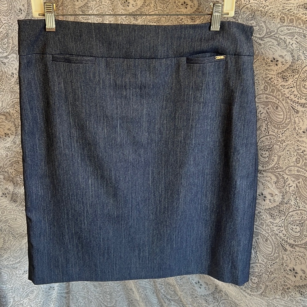 Jean lux mini skirt